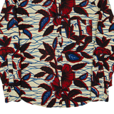 POPLIN PROJECT Womens Shirt Red Floral Long Sleeve S