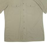 Mens Plain Shirt Green XL
