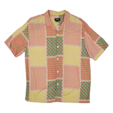 PULL & BEAR Mens Shirt Pink Paisley L