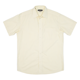 RENATO CAVALLI Mens Plain Shirt Yellow L