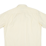 RENATO CAVALLI Mens Plain Shirt Yellow L