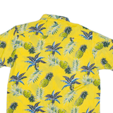 SCS Mens Hawaiian Shirt Yellow Floral XL