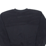 CHAMPION Cropped Womens Sweatshirt Black Crew Neck L