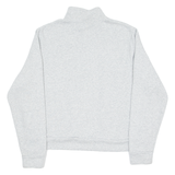 PUMA Womens Sweatshirt Grey 1/4 Zip XL