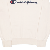 CHAMPION Womens Sweatshirt Beige Crew Neck M