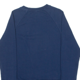 REEBOK Womens Sweatshirt Blue Crew Neck S