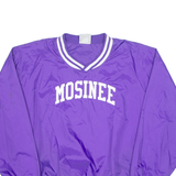 AUGUSTA Mosinee Mens Sweatshirt Purple V-Neck USA XL