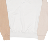 NIKE Womens Sweatshirt Beige Crew Neck S