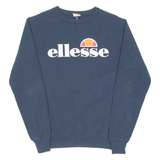 ELLESSE Womens Sweatshirt Blue Crew Neck UK 8