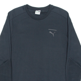 PUMA Mens Sweatshirt Black Crew Neck S