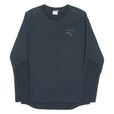 PUMA Mens Sweatshirt Black Crew Neck S