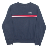 ELLESSE Womens Sweatshirt Blue Crew Neck UK 12