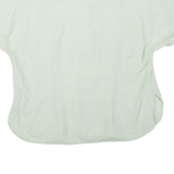 LINEAV Womens Blouse Green V-Neck Viscose L