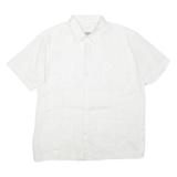 RAVGO Womens Shirt White Collared L