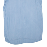 ZARA Womens Blouse Blue Collared M