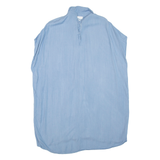 ZARA Womens Blouse Blue Collared M