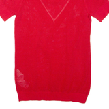 TOMMY HILFIGER Womens Top Red S