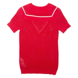 TOMMY HILFIGER Womens Top Red S