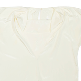 JULIETTA Womens Blouse Yellow High Neck M