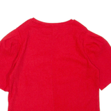 ZARA Womens Cropped Top Red S