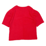 ZARA Womens Cropped Top Red S