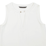 ZARA Womens Top White Sleeveless S