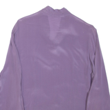 NAVYBOOT Womens Blouse Purple Long Sleeve L