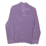 NAVYBOOT Womens Blouse Purple Long Sleeve L