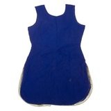 Womens Printed Blouse Blue Sleeveless Floral M