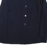 WEINBERG Womens Blouse Blue V-Neck Long Sleeve XL