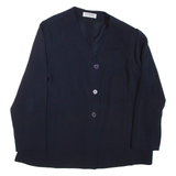 WEINBERG Womens Blouse Blue V-Neck Long Sleeve XL