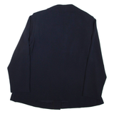 WEINBERG Womens Blouse Blue V-Neck Long Sleeve XL