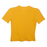 ZARA Womens Top Orange V-Neck S