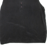 Womens Vest Black Sleeveless M