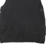 Womens Vest Black Sleeveless M