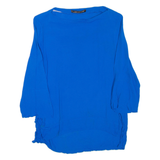 ZARA Womens Top Blue Long Sleeve M