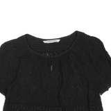 ZARA Womens Cropped Top Black S