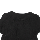 ZARA Womens Cropped Top Black S