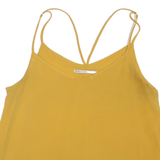 ONLY Womens Camisole Top Yellow Sleeveless M