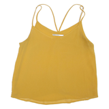 ONLY Womens Camisole Top Yellow Sleeveless M