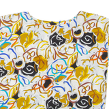 Womens Printed Top Black Crazy Pattern XL