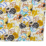 Womens Printed Top Black Crazy Pattern XL