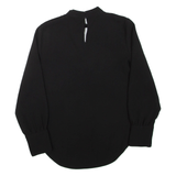 ZARA Womens Blouse Blue V-Neck Long Sleeve L