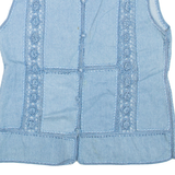 Lightweight Womens Gilet Blue M