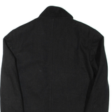 GUESS Mens Coat Black Wool S