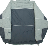 COLUMBIA Womens Jacket Grey Hooded Colourblock S