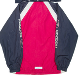 REEBOK Womens Track Jacket Blue Colourblock M