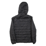 PUMA Mens Puffer Jacket Black Hooded S