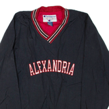 CHAMPION Alexandria Mens Pullover Jacket Black Nylon USA XL