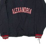 CHAMPION Alexandria Mens Pullover Jacket Black Nylon USA XL